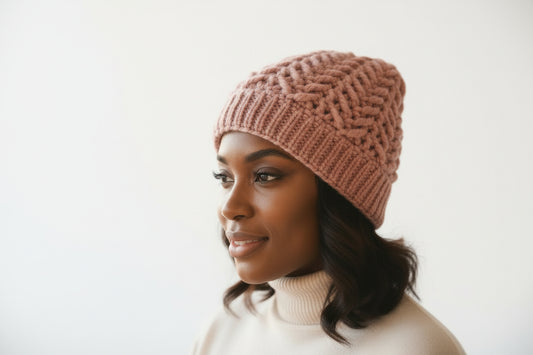 "Jael" warm Beanie hat - Cozy Warmth and Style in any Fiber