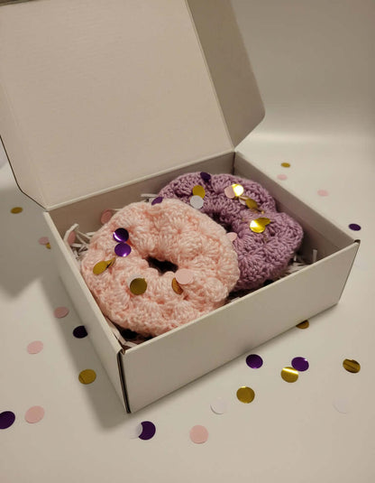 Hair ties soft Handmade crochet